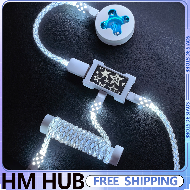 Gaming Keyboard Magnetic Switches - UNKNOWN HM HUB Luminous keyboard cable