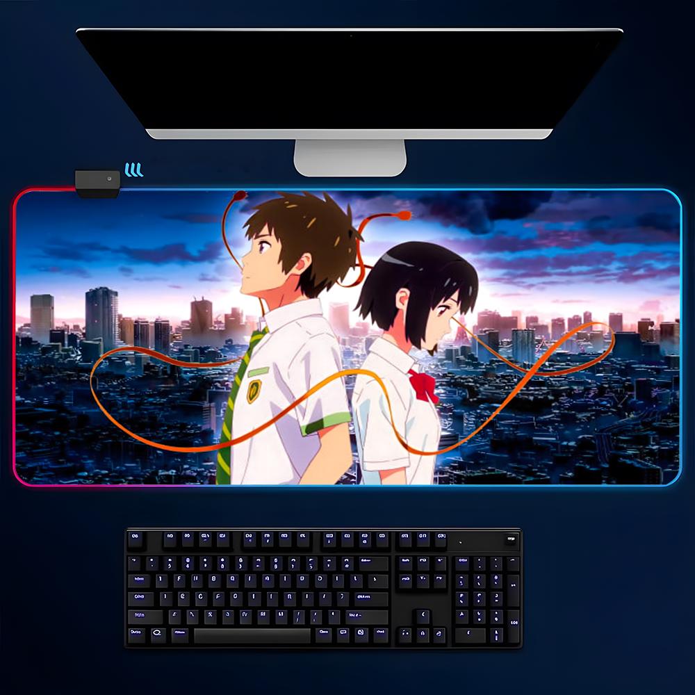 Gaming Keyboard Name - Your Name Romance Anime Mouse Pad