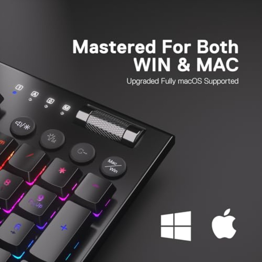 PRO 3-Mode RGB Mechanical Keyb - Keyboard Gaming Mac incelemesi ve fiyatı