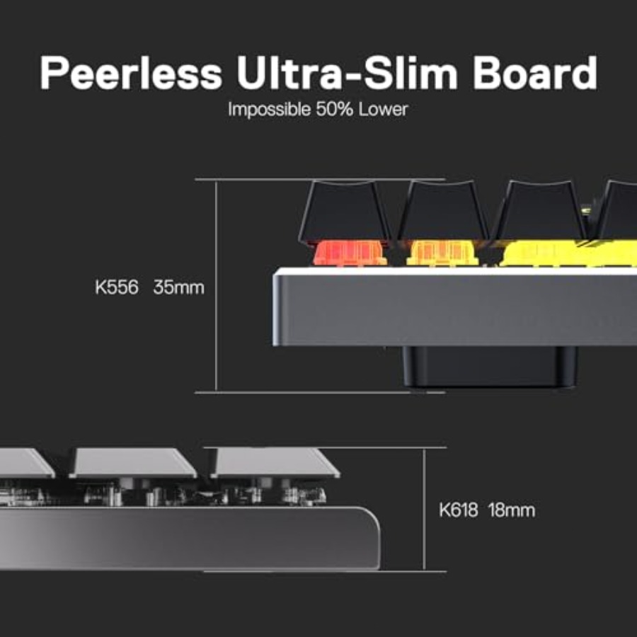 PRO 3-Mode RGB Mechanical Keyb - Keyboard Gaming Mac incelemesi ve fiyatı