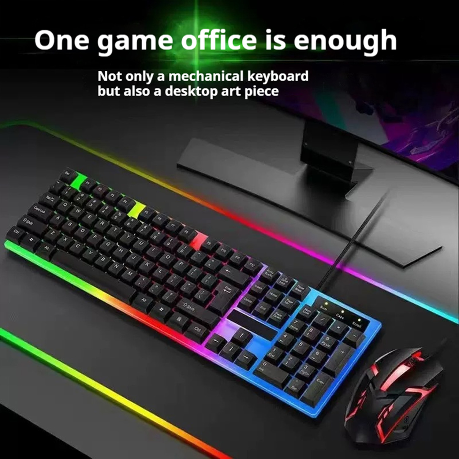 Gamer Keyboard And Mouse PC Ga - Gaming Keyboard No Rgb incelemesi ve fiyatı