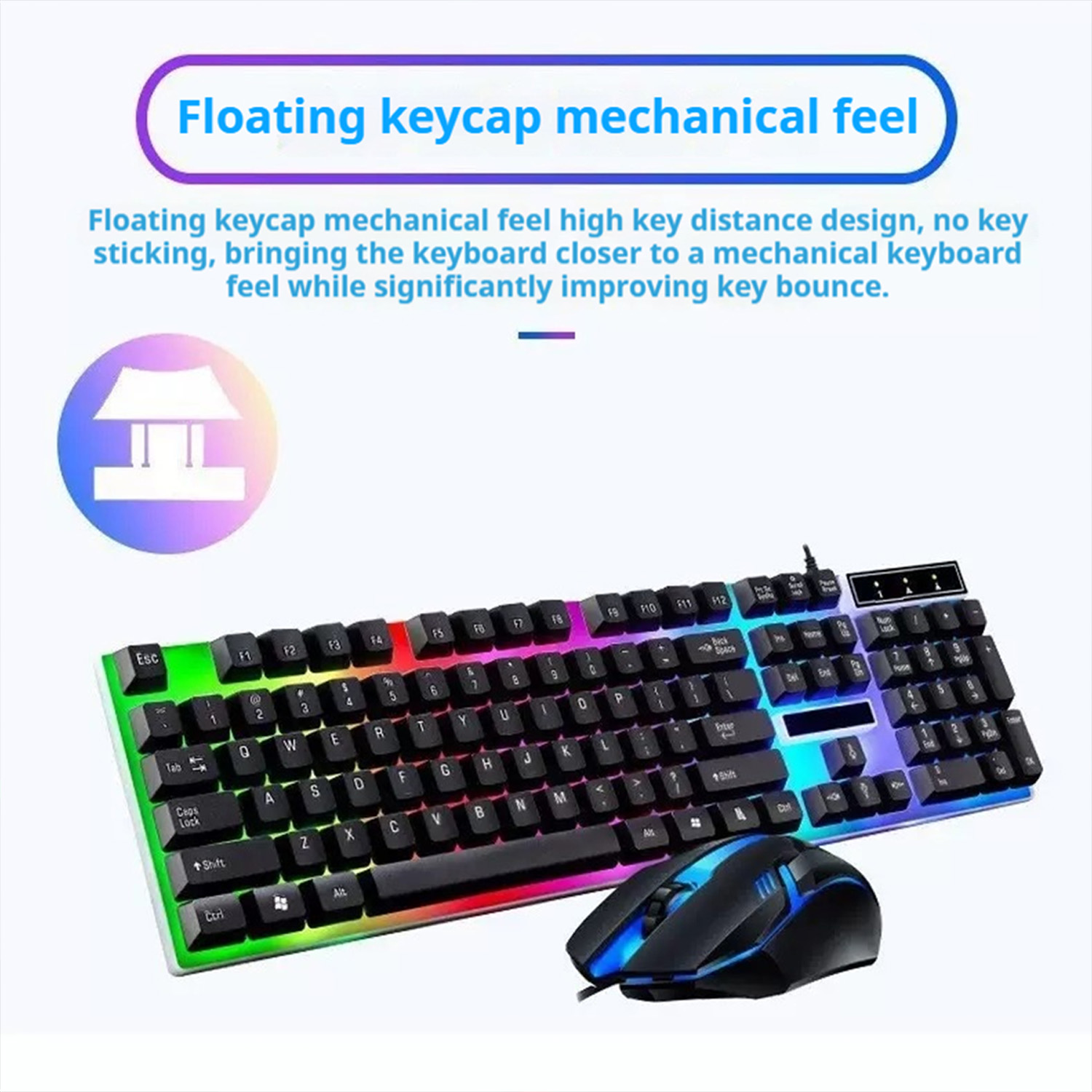Gamer Keyboard And Mouse PC Ga - Gaming Keyboard No Rgb incelemesi ve fiyatı