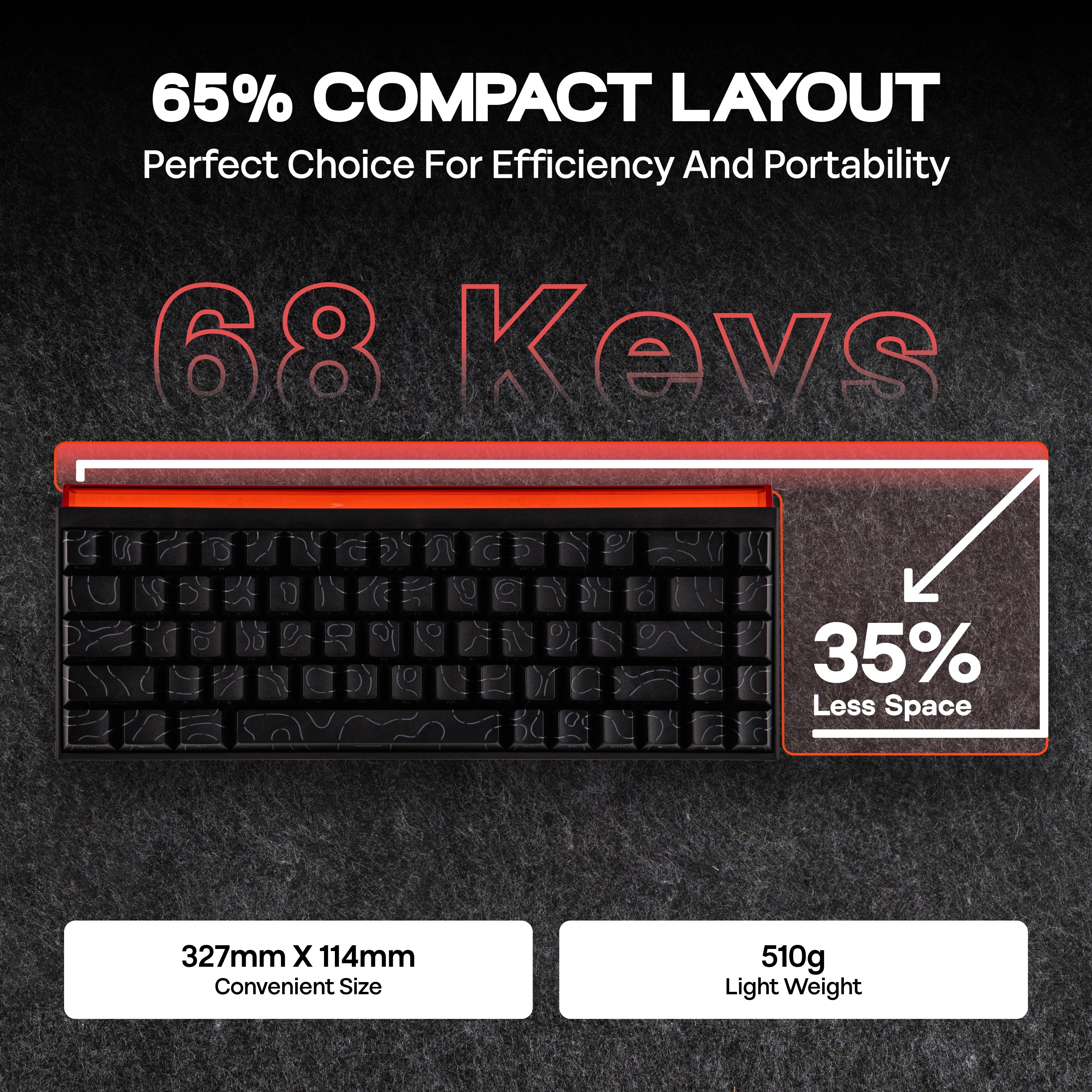 AJAZZ NK68 65% Compact Hot-Swa - Keyboard Gaming Mac incelemesi ve fiyatı