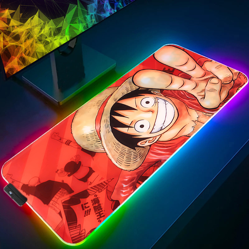 LED Mouse Pad One Piece Luffy  - Gaming Keyboard No Rgb incelemesi ve fiyatı