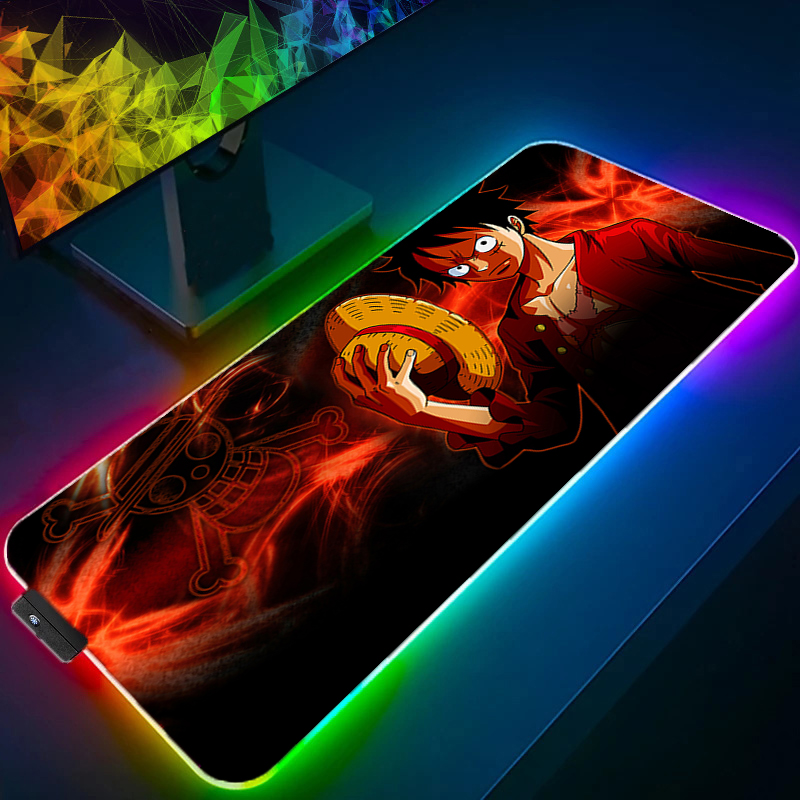 LED Mouse Pad One Piece Luffy  - Gaming Keyboard No Rgb incelemesi ve fiyatı