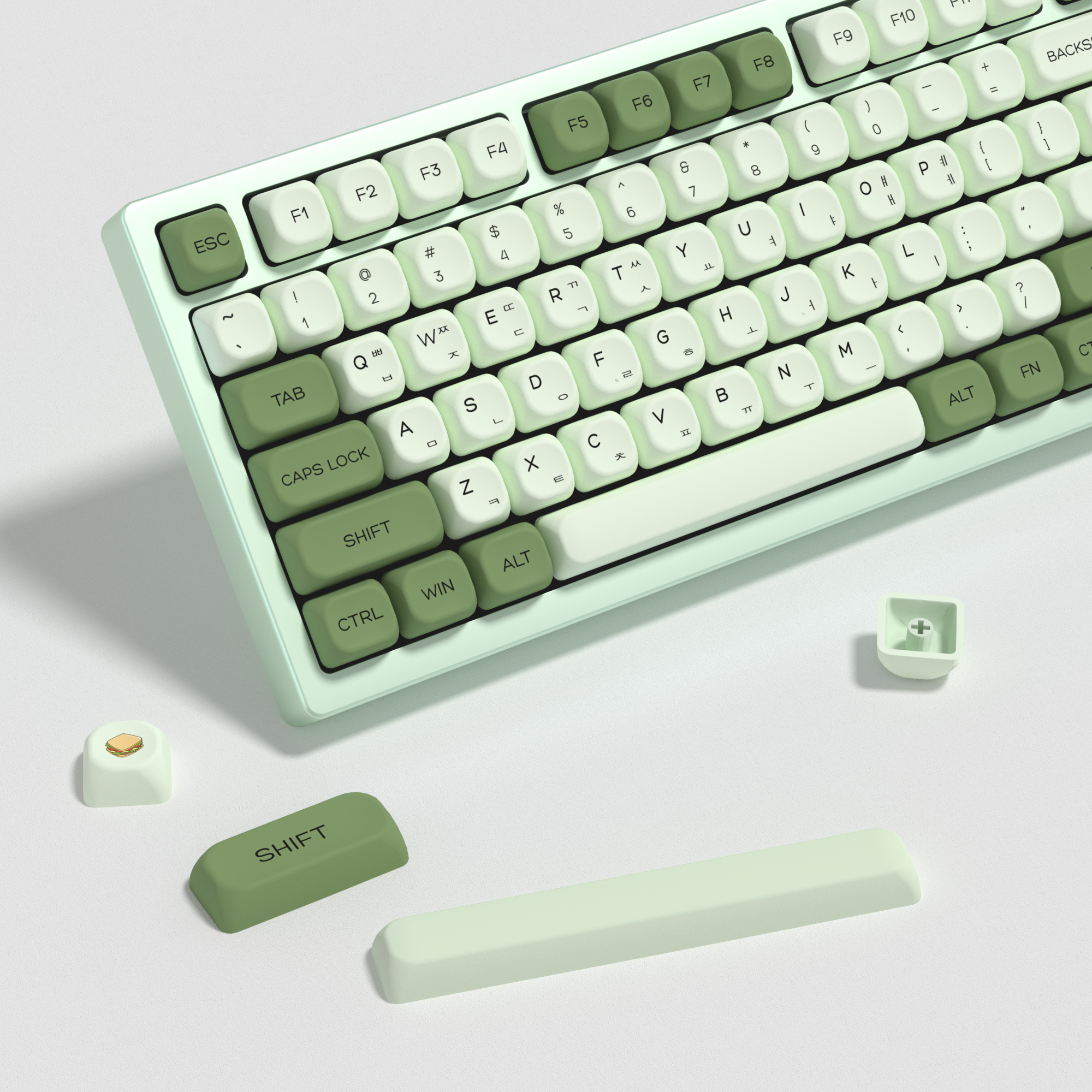 KBDiy Matcha Korean Keycap Gre - Keyboard Gaming Mac incelemesi ve fiyatı