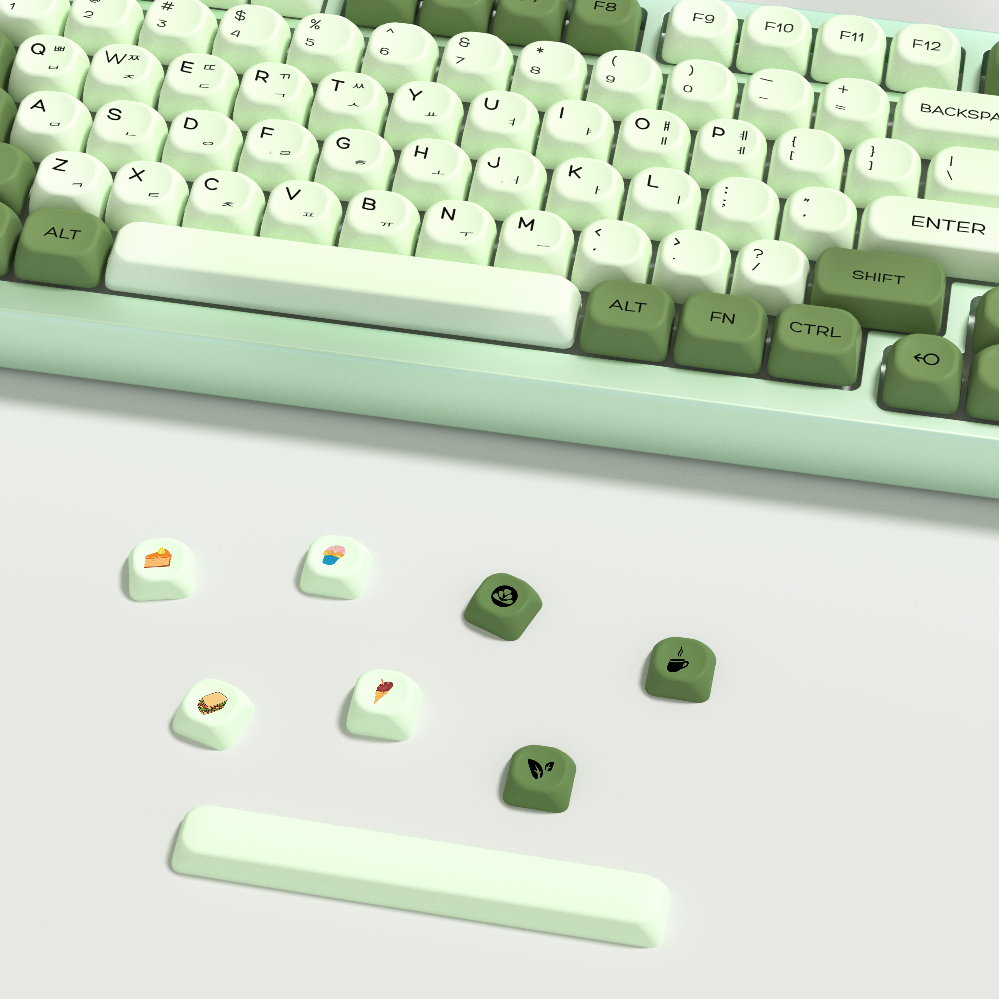 KBDiy Matcha Korean Keycap Gre - Keyboard Gaming Mac incelemesi ve fiyatı