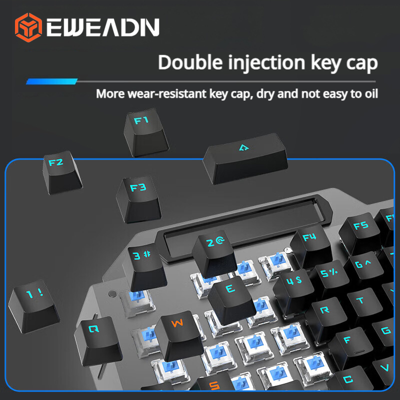 EWEADN TK900 Mechanical Keyboa - Keyboard Gaming Mac incelemesi ve fiyatı