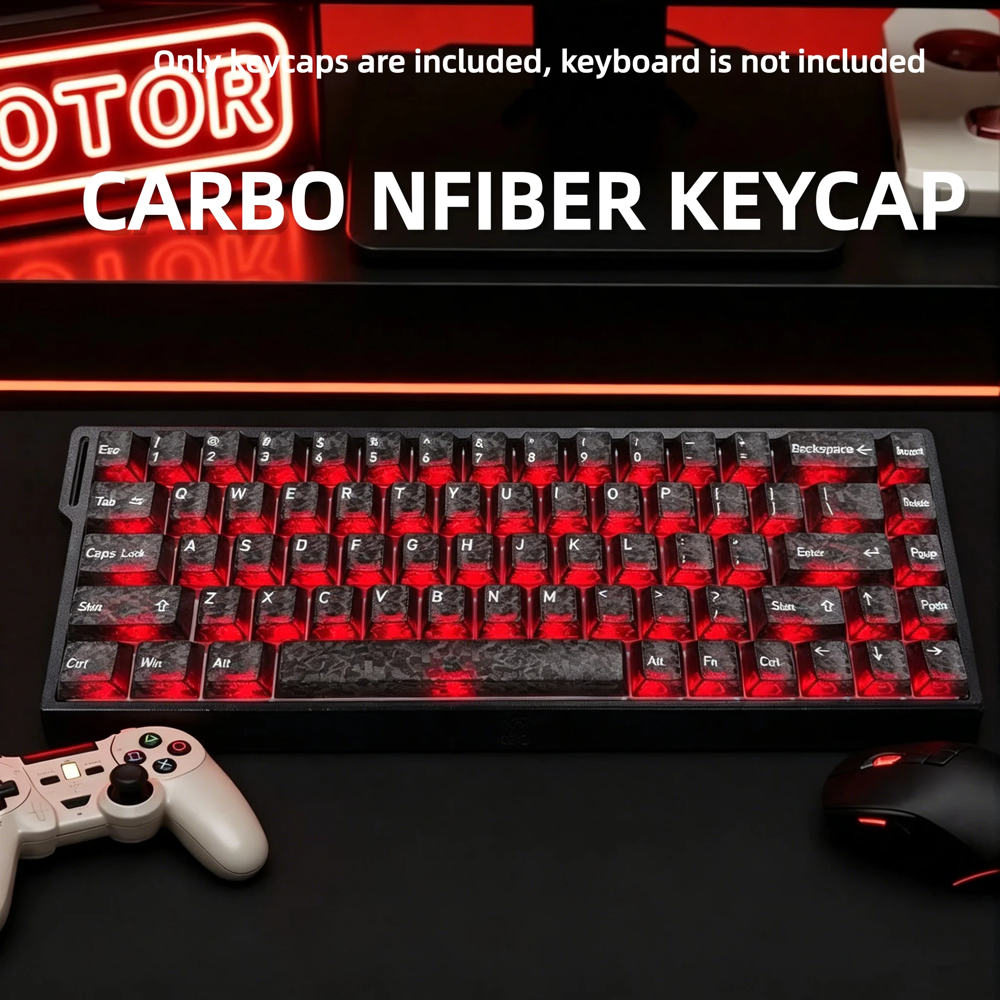2026 New Forged Carbon Fiber T - Gaming Keyboard No Rgb incelemesi ve fiyatı