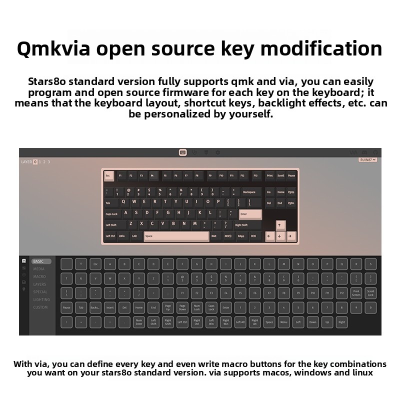 WEIKAV STARS80 TKL Mechanical  - Keyboard Gaming Mac incelemesi ve fiyatı