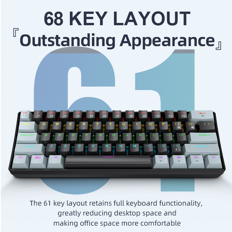 APAYADO K61 Mini Mechanical Ke - Gaming Keyboard Mini Mechanical incelemesi ve fiyatı