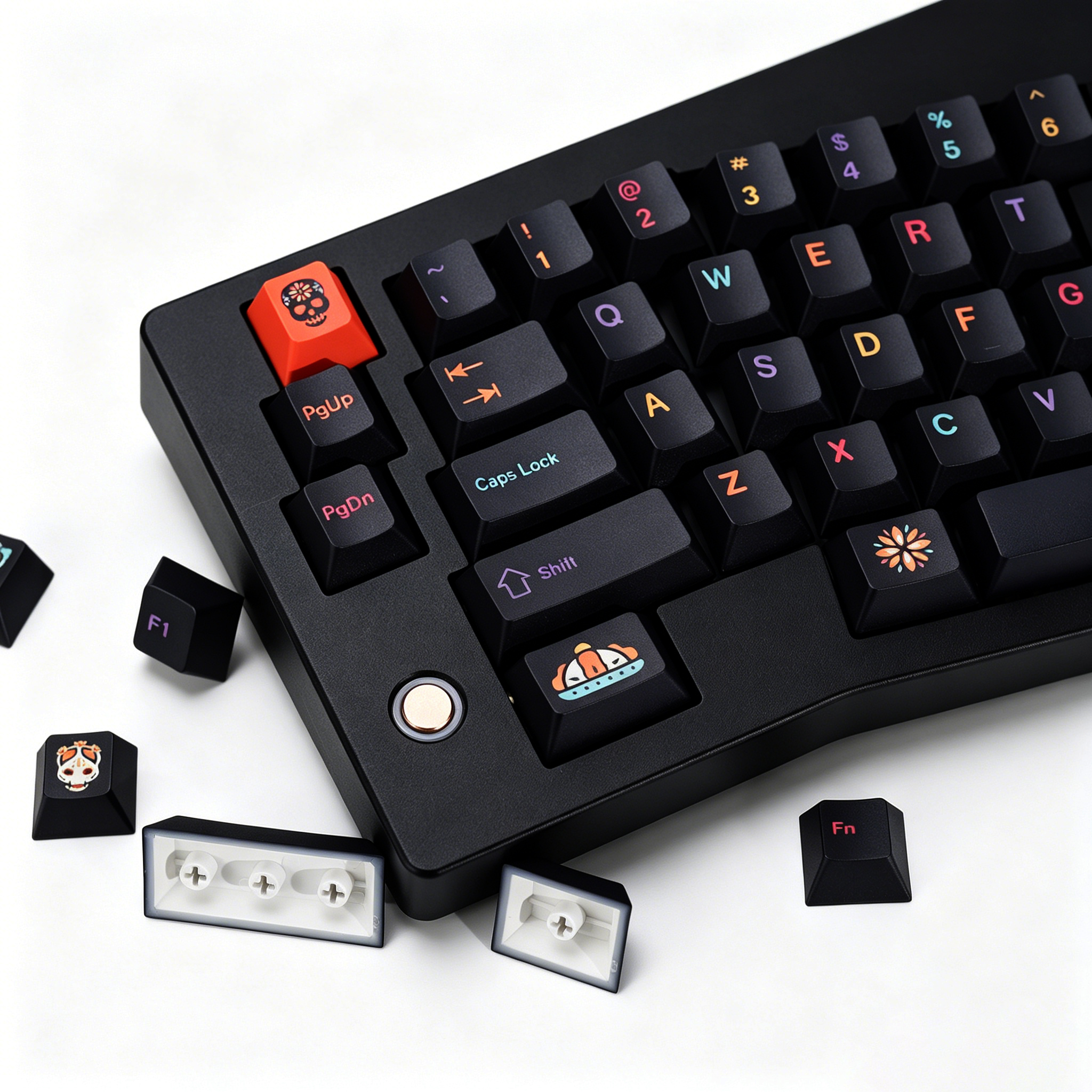 KBDiy Clone GMK Keycaps Retro  - Gaming Keyboard Magnetic Switches incelemesi ve fiyatı