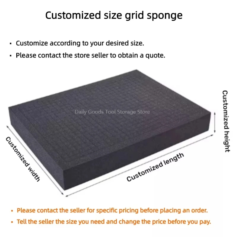 Pre-Cut Toolbox Foam Insert Pi - Pe Foam Sheet incelemesi ve fiyatı