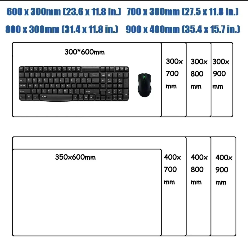 Mairuige XXL DIY Anime Mouse P - Gaming Keyboard And Mouse Pad incelemesi ve fiyatı