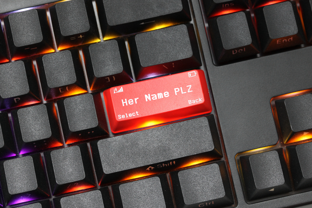 Novelty Shine Through Keycaps  - Gaming Keyboard Name incelemesi ve fiyatı