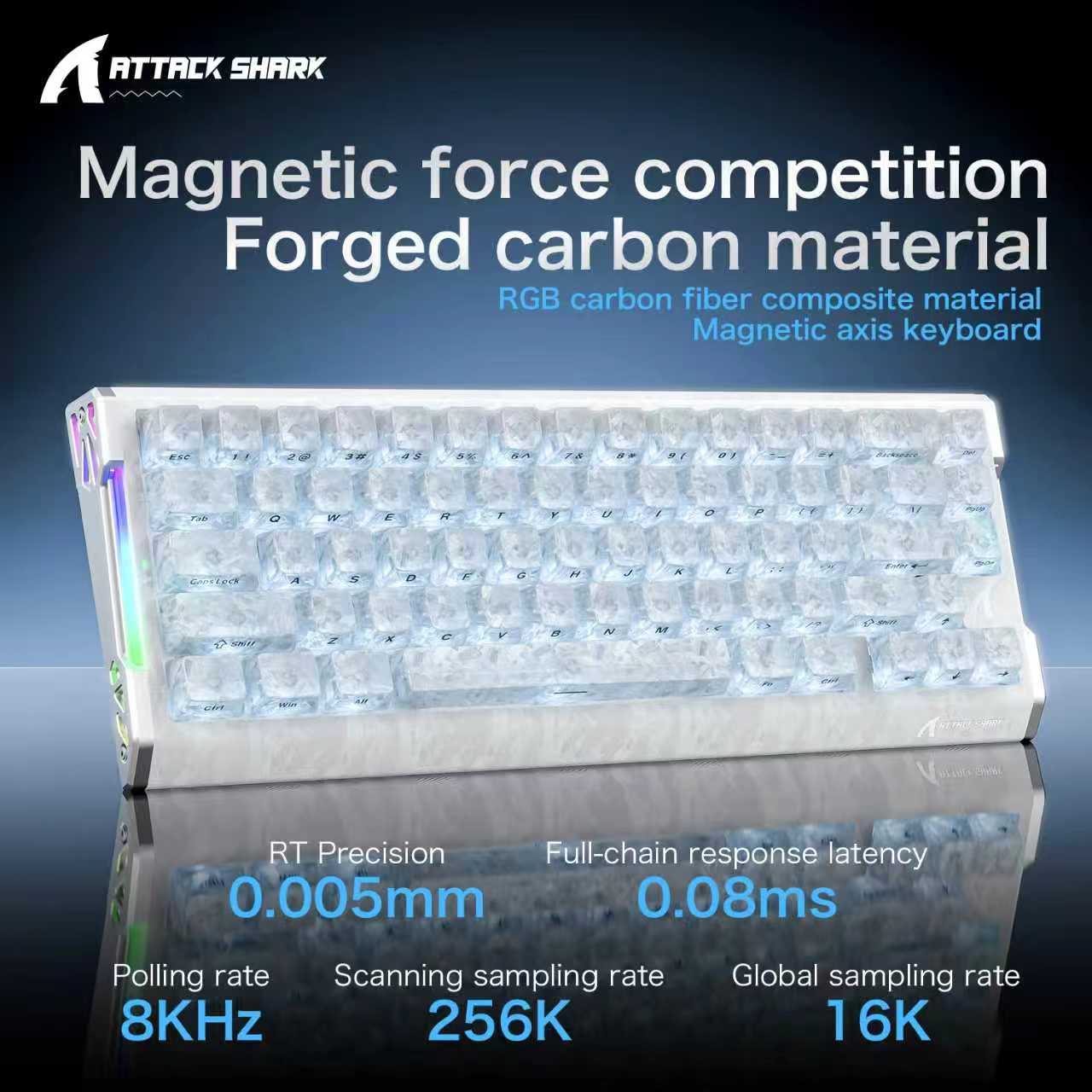 ATTACK SHARK R68 HE  magnetic  - Keyboard Gaming Mac incelemesi ve fiyatı