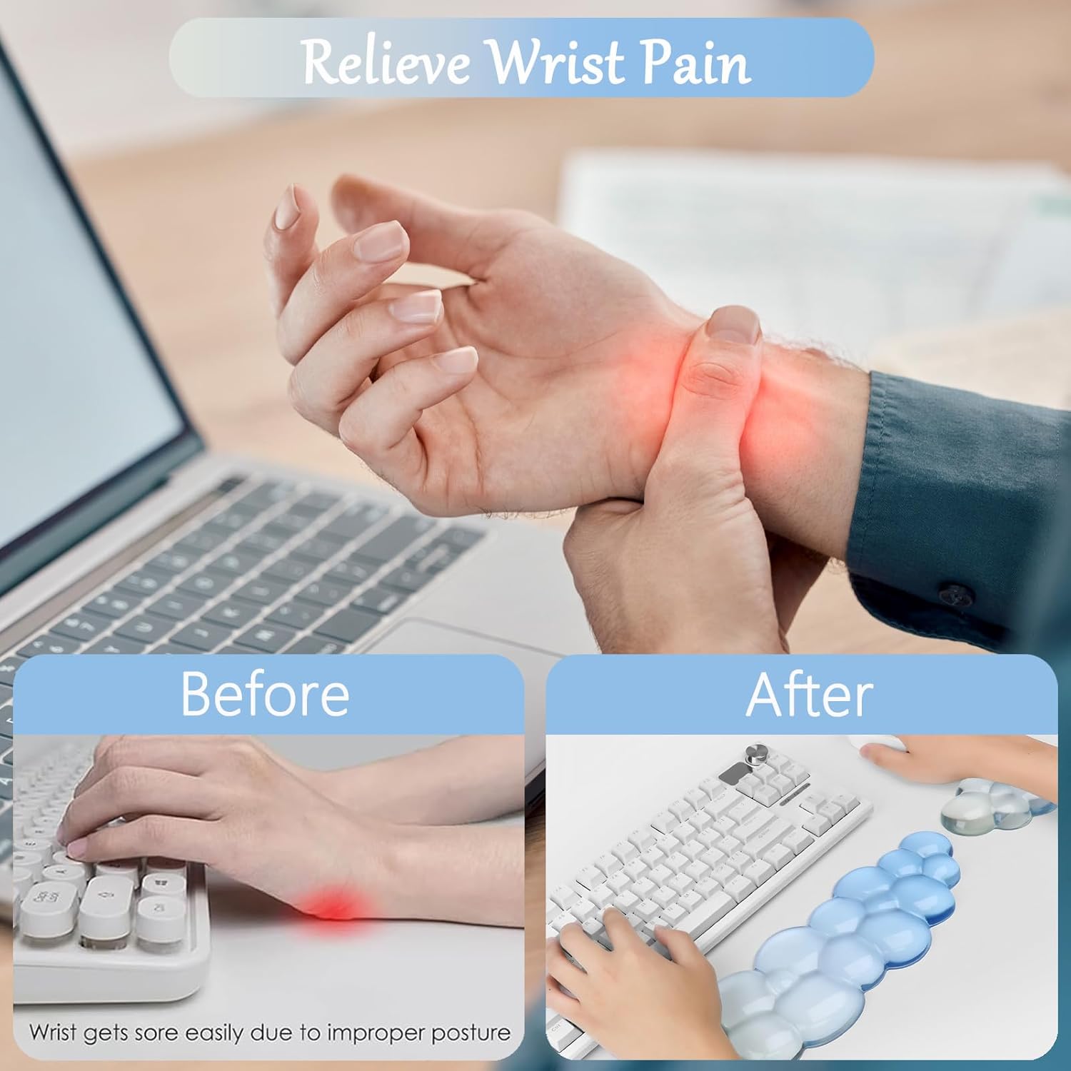 Ergonomic Cloud Wrist Support  - Gaming Keyboard Hand incelemesi ve fiyatı