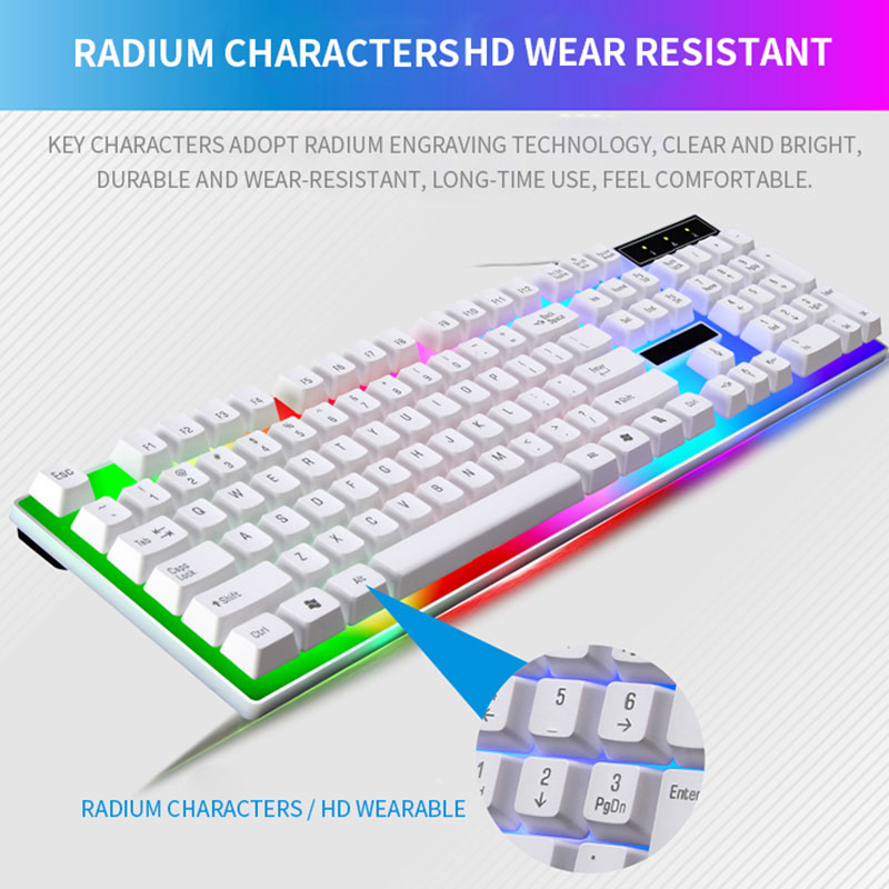 RGB Gaming Keyboard Gamer Keyb - Gaming Keyboard And Mouse Combo incelemesi ve fiyatı