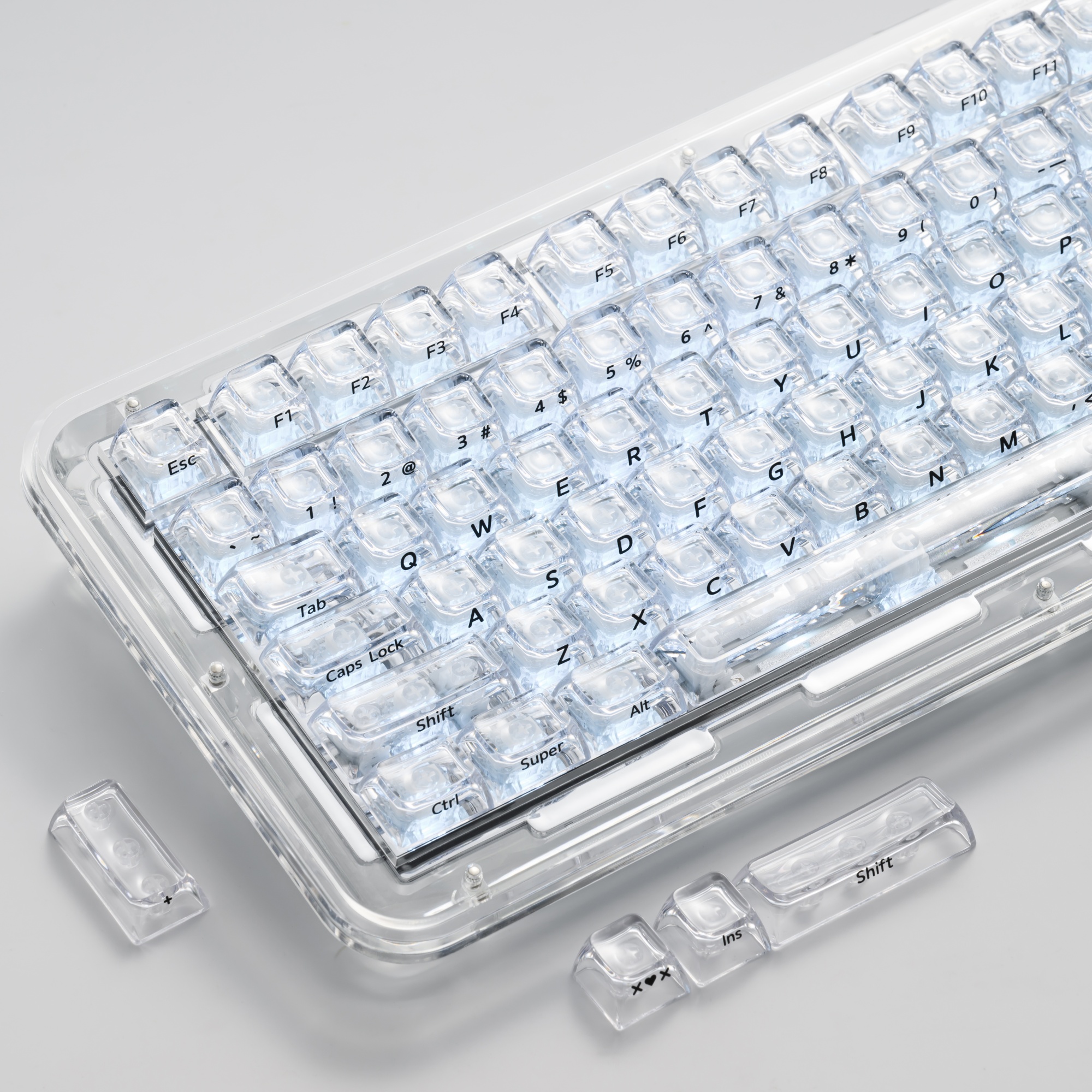 XVX Crystal Transparent SA Pro - Gaming Keyboard No Rgb incelemesi ve fiyatı
