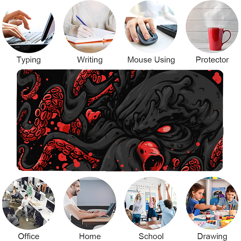 Octopus Monster Mousepad Large - Gaming Keyboard And Mouse Pad incelemesi ve fiyatı