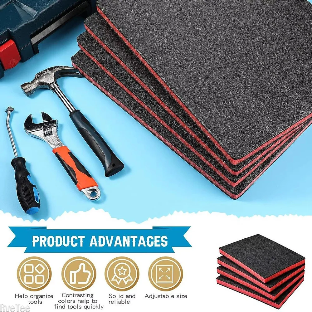 4Pcs Tool Box Foam Inserts Pac - Pe Foam Sheet incelemesi ve fiyatı