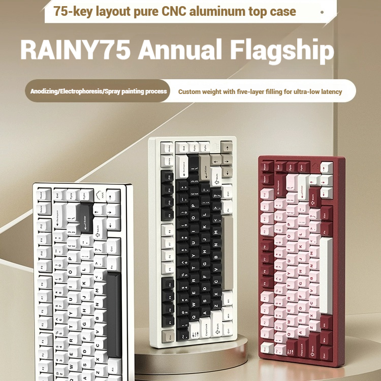 Wireless Bluetooth RAINY75 Cus - Gaming Keyboard Bluetooth incelemesi ve fiyatı