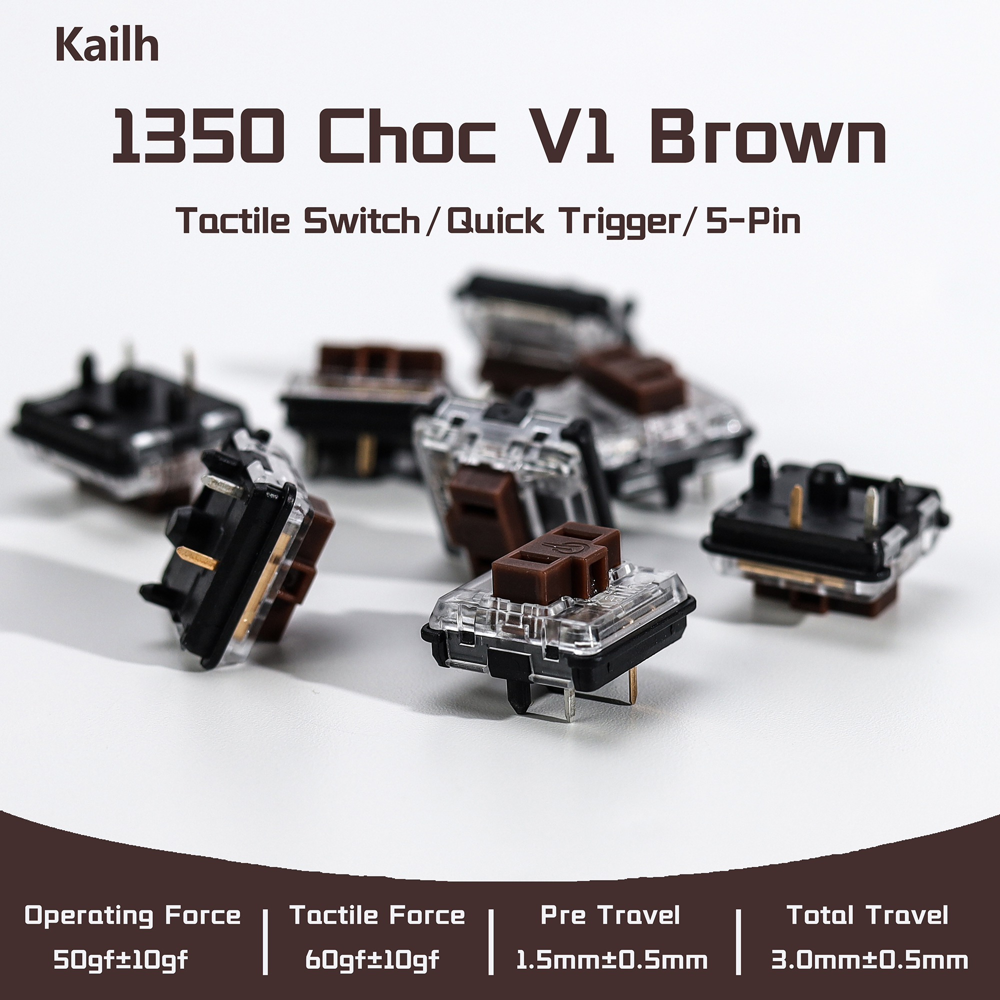 Kailh 1350 Choc V1 Brown Switc - Gaming Keyboard No Rgb incelemesi ve fiyatı