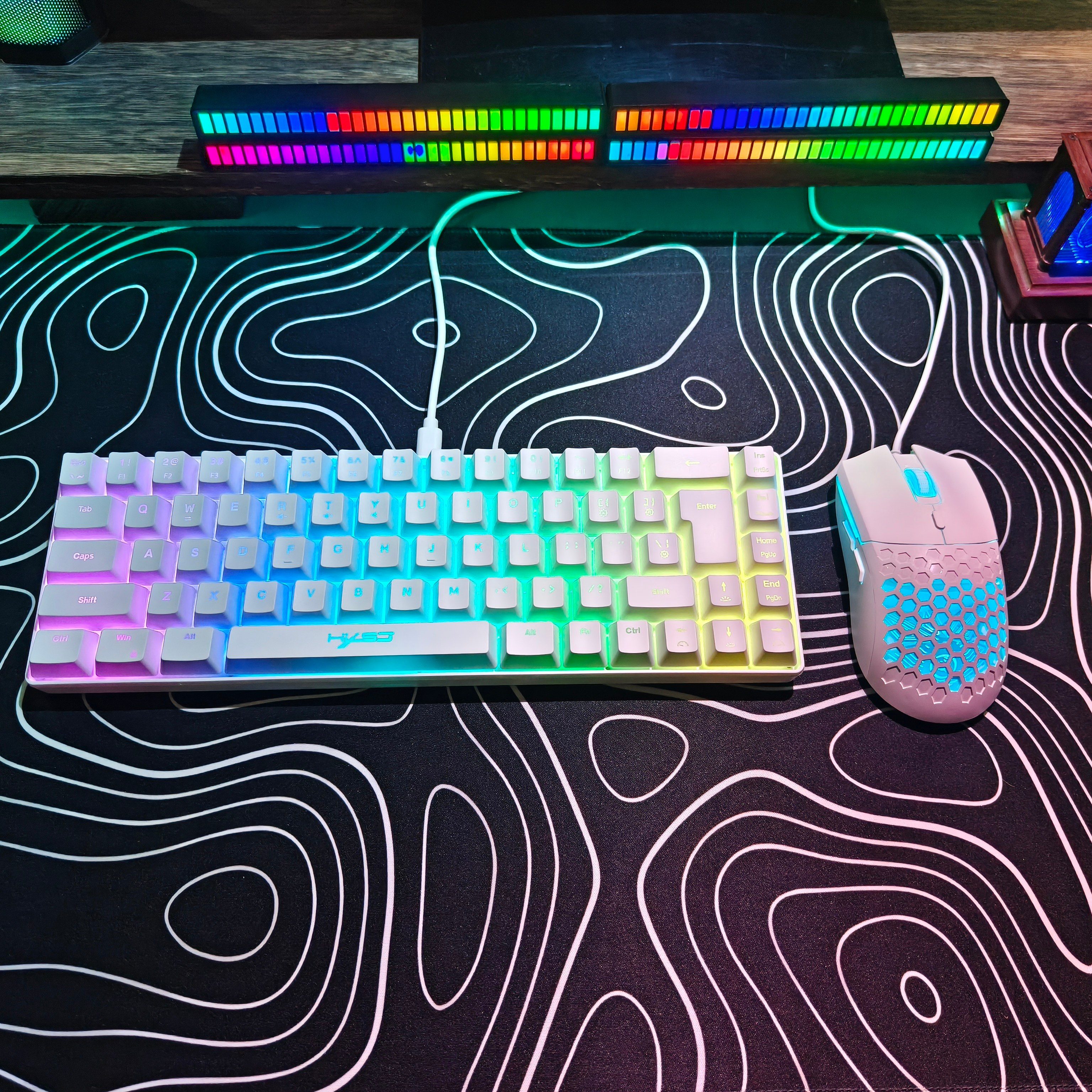 Compact HXSJ 68-key mouse and  - Keyboard Gaming Mac incelemesi ve fiyatı