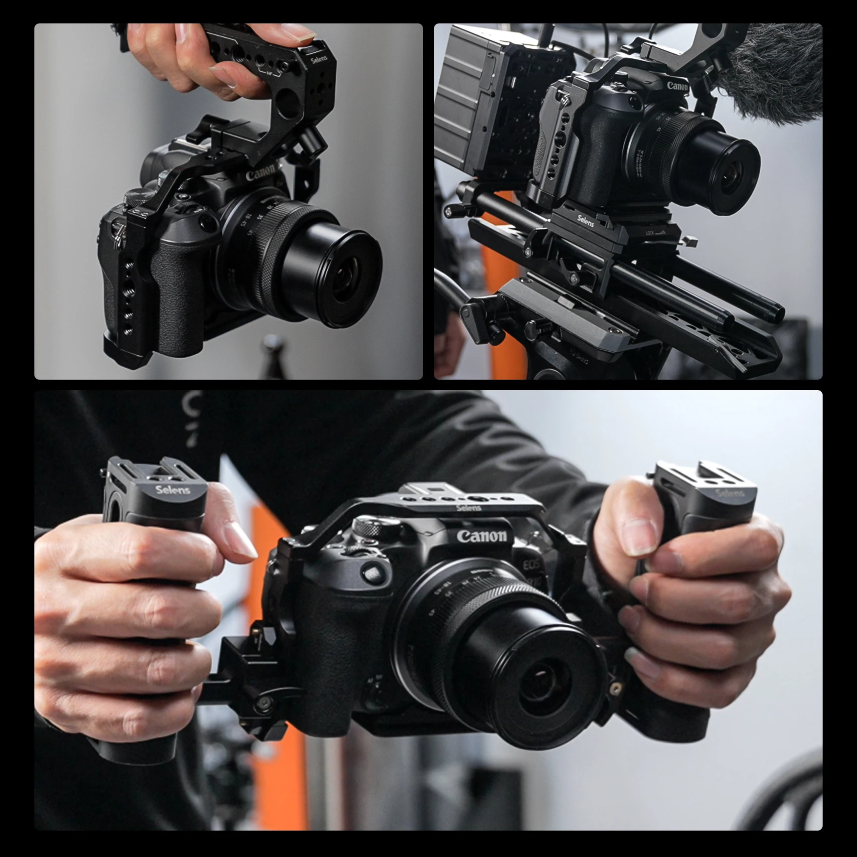 Selens Camera Full Cage Metal  - Stabilizer Screw In incelemesi ve fiyatı