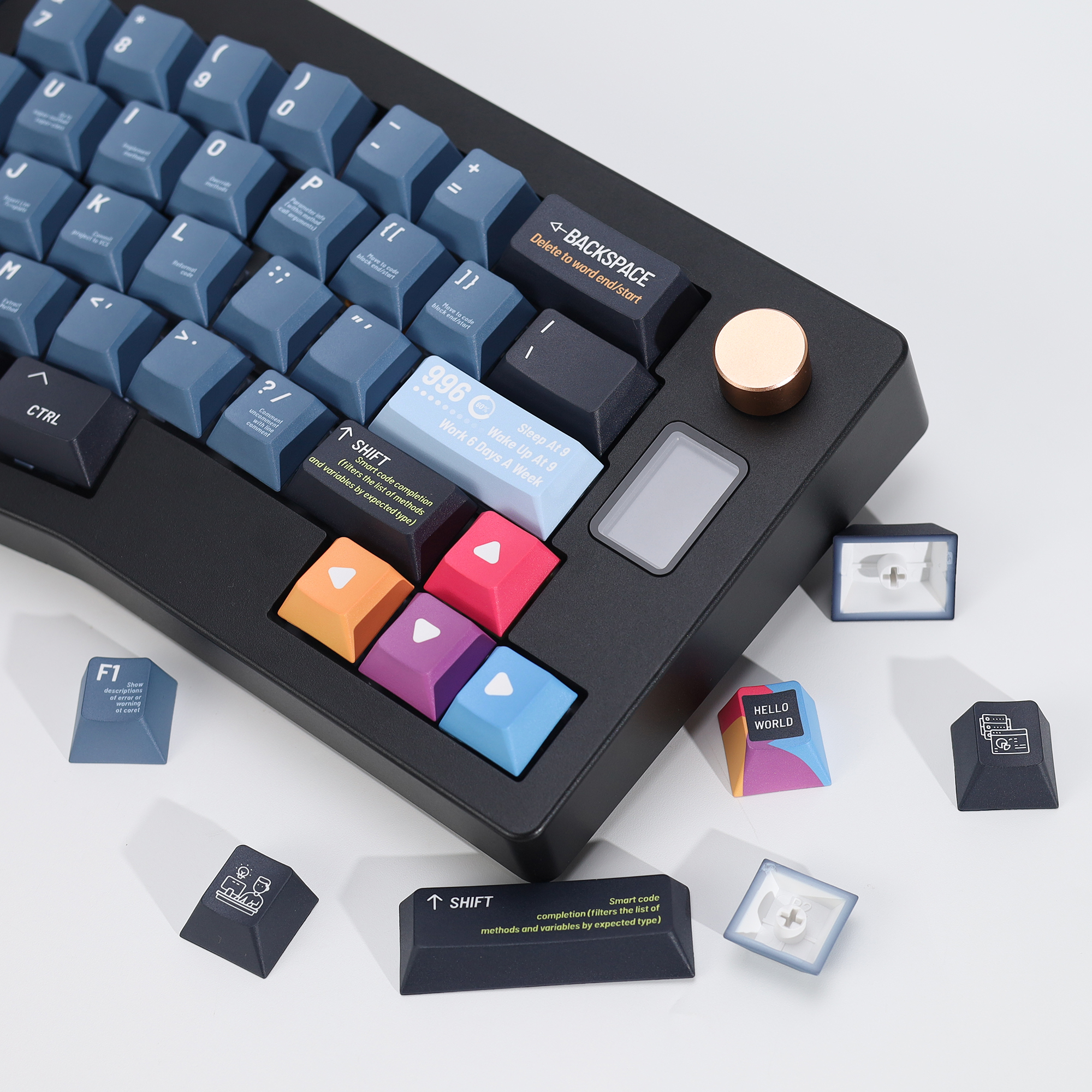 KBDiy Black Programmer Keycap  - Gaming Keyboard Magnetic Switches incelemesi ve fiyatı
