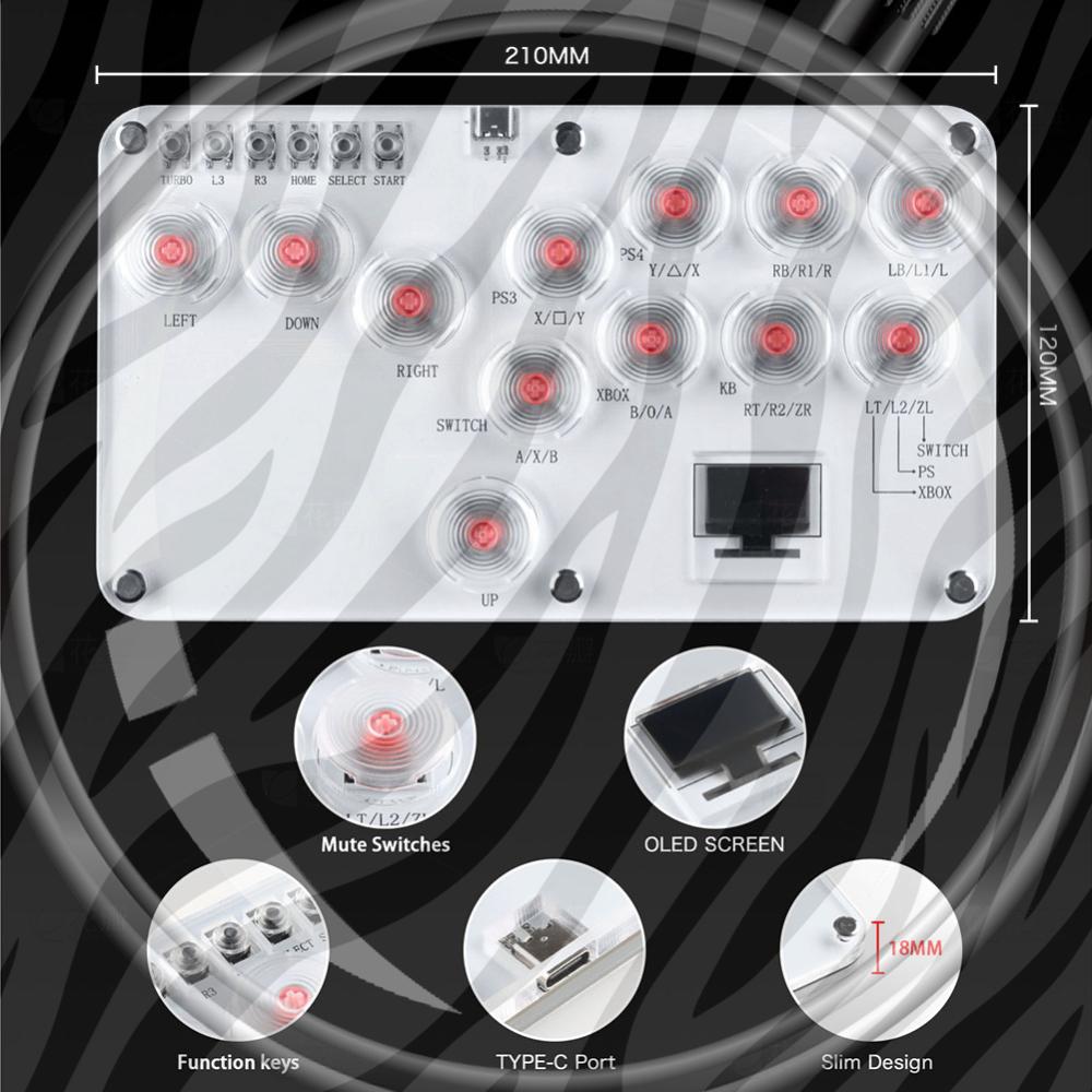 Arcade Joystick 12Keys All-But - Gaming Keyboard No Rgb incelemesi ve fiyatı