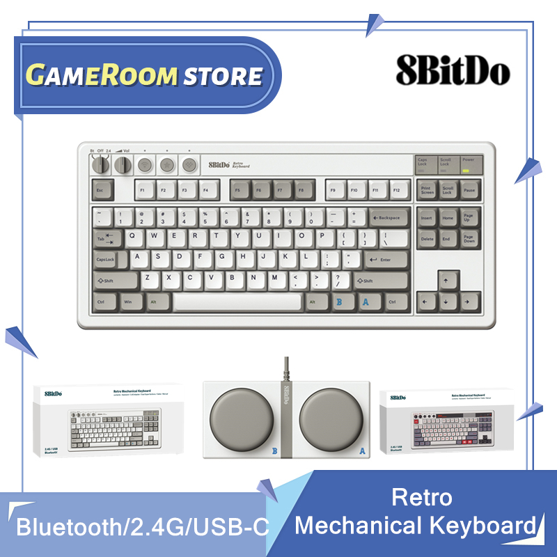 8Bitdo Retro Mechanical Keyboa - Gaming Keyboard Bluetooth incelemesi ve fiyatı