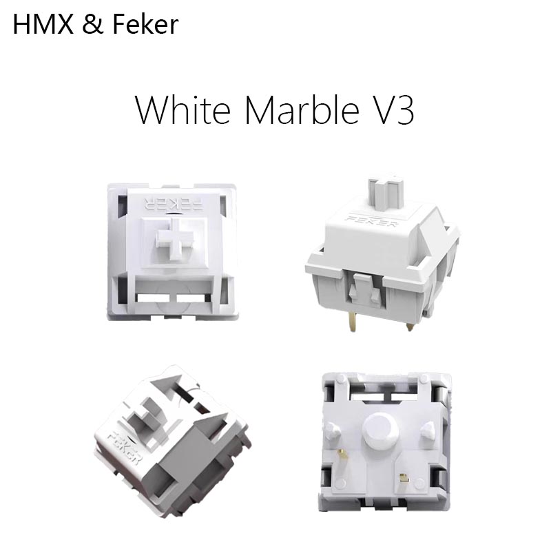 HMX Feker White Marble V3 Hot  - Gaming Keyboard Mini Mechanical incelemesi ve fiyatı