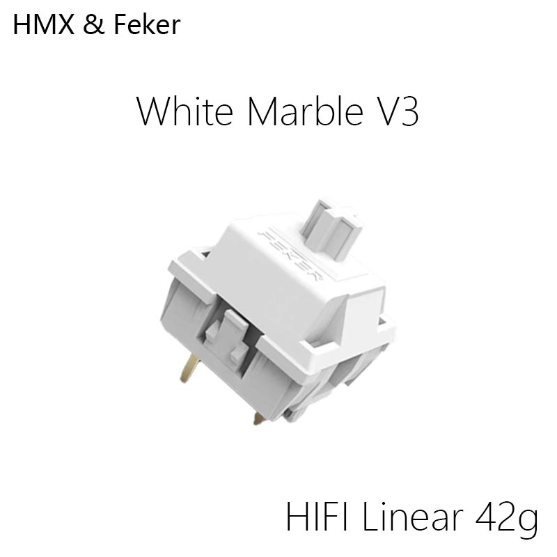 HMX Feker White Marble V3 Hot  - Gaming Keyboard Mini Mechanical incelemesi ve fiyatı
