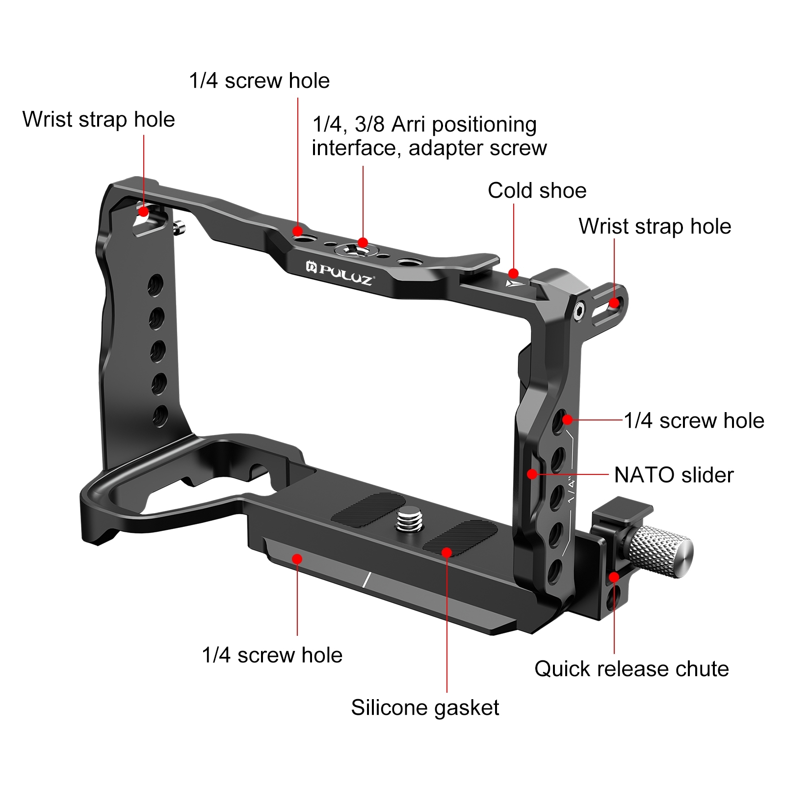 PULUZ for Sony A6700 Metal Cam - Stabilizer Screw In incelemesi ve fiyatı