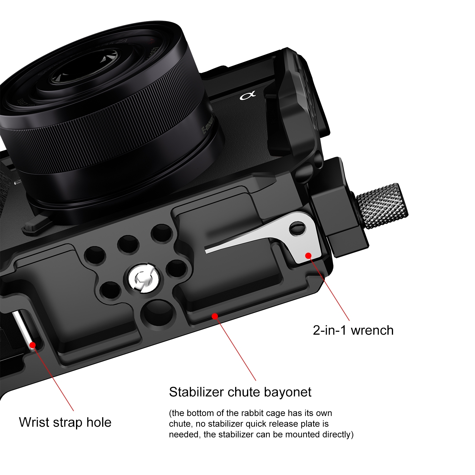 PULUZ for Sony A6700 Metal Cam - Stabilizer Screw In incelemesi ve fiyatı