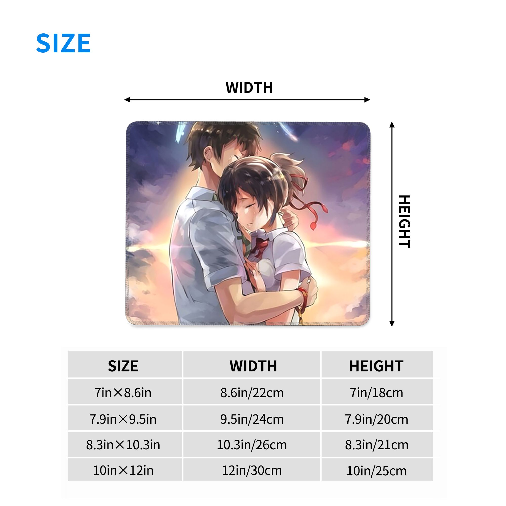 Japanese Anime Your Name Mouse - Gaming Keyboard Name incelemesi ve fiyatı