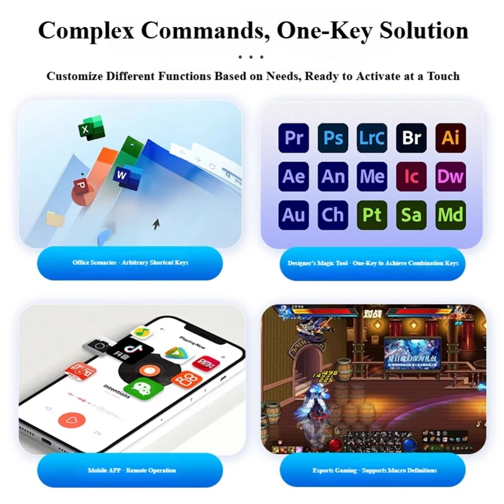 MK424Pro 4-Key Wireles Mini Ke - Gaming Keyboard Mini Mechanical incelemesi ve fiyatı