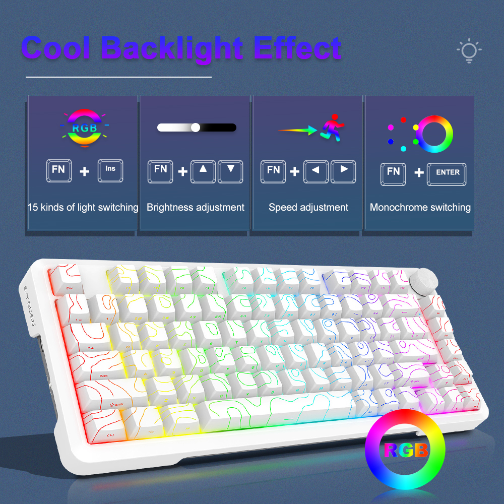 E-YOOSO RGB USB Mechanical Gam - Gaming Keyboard Mini Mechanical incelemesi ve fiyatı