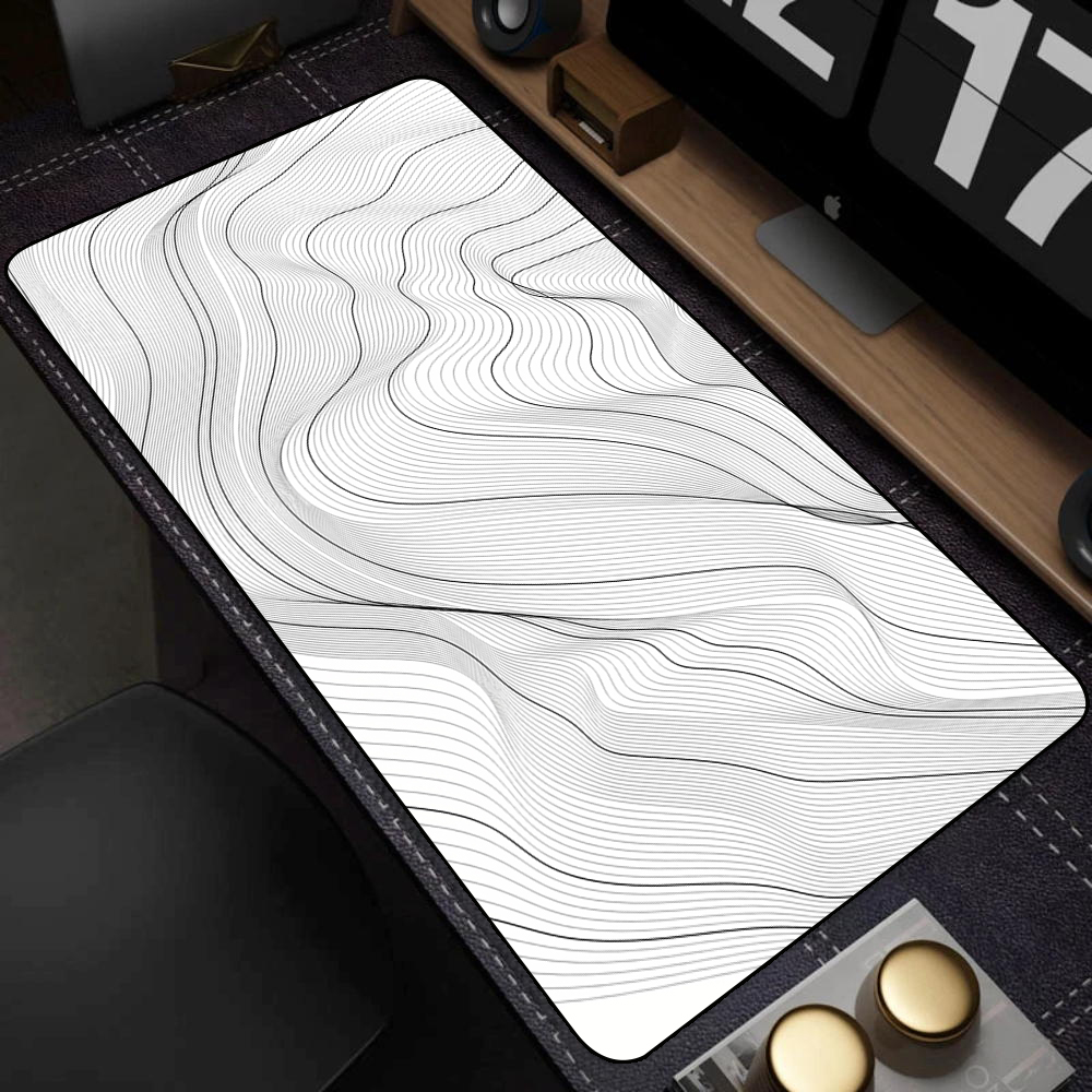 Large Black and White Art Mous - Gaming Keyboard Hand incelemesi ve fiyatı