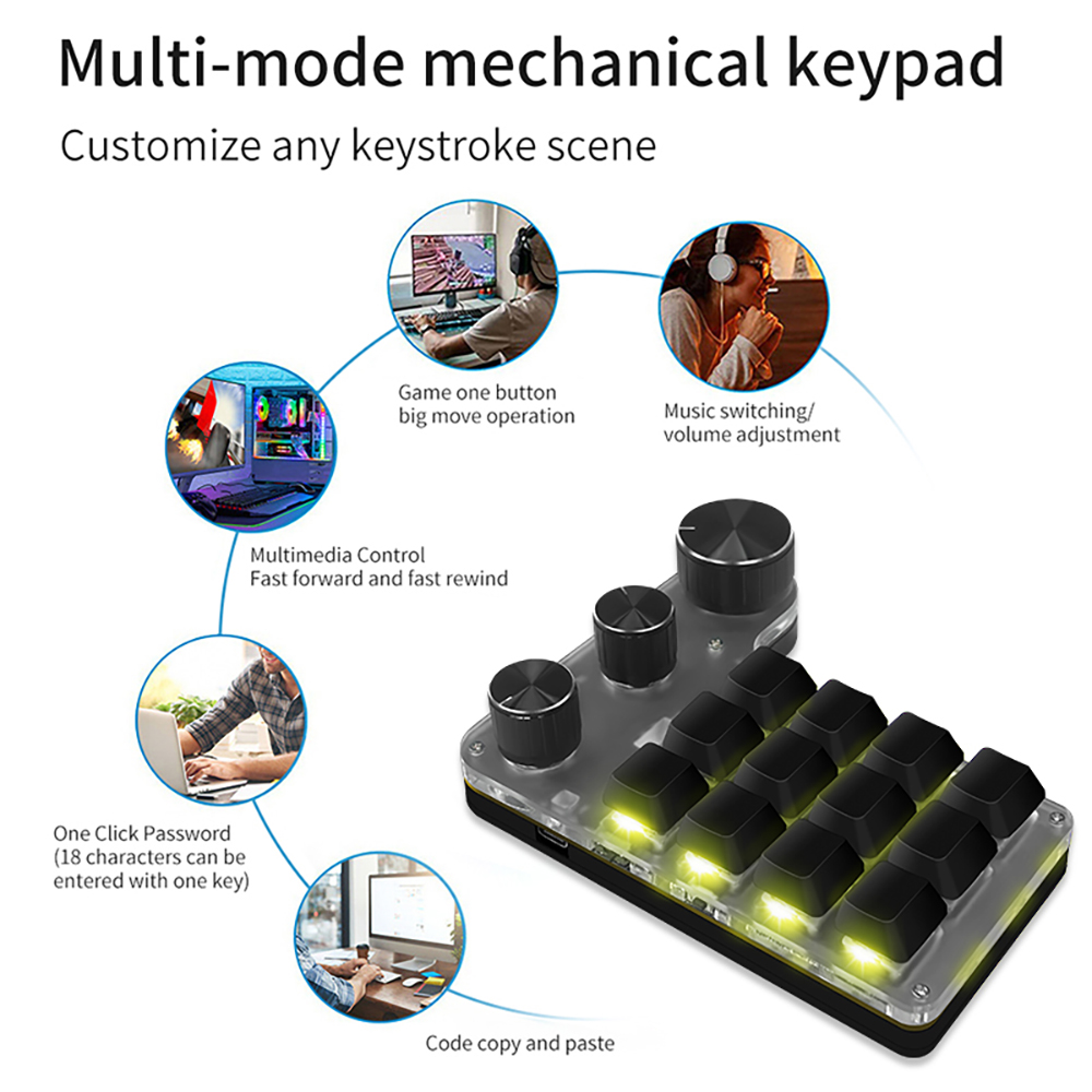 Bluetooth Programming Macro Cu - Gaming Keyboard Mini Mechanical incelemesi ve fiyatı