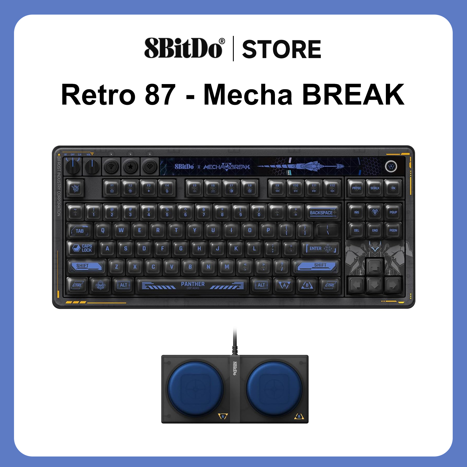 8BitDo Retro 87 Mechanical Key - Gaming Keyboard Bluetooth incelemesi ve fiyatı